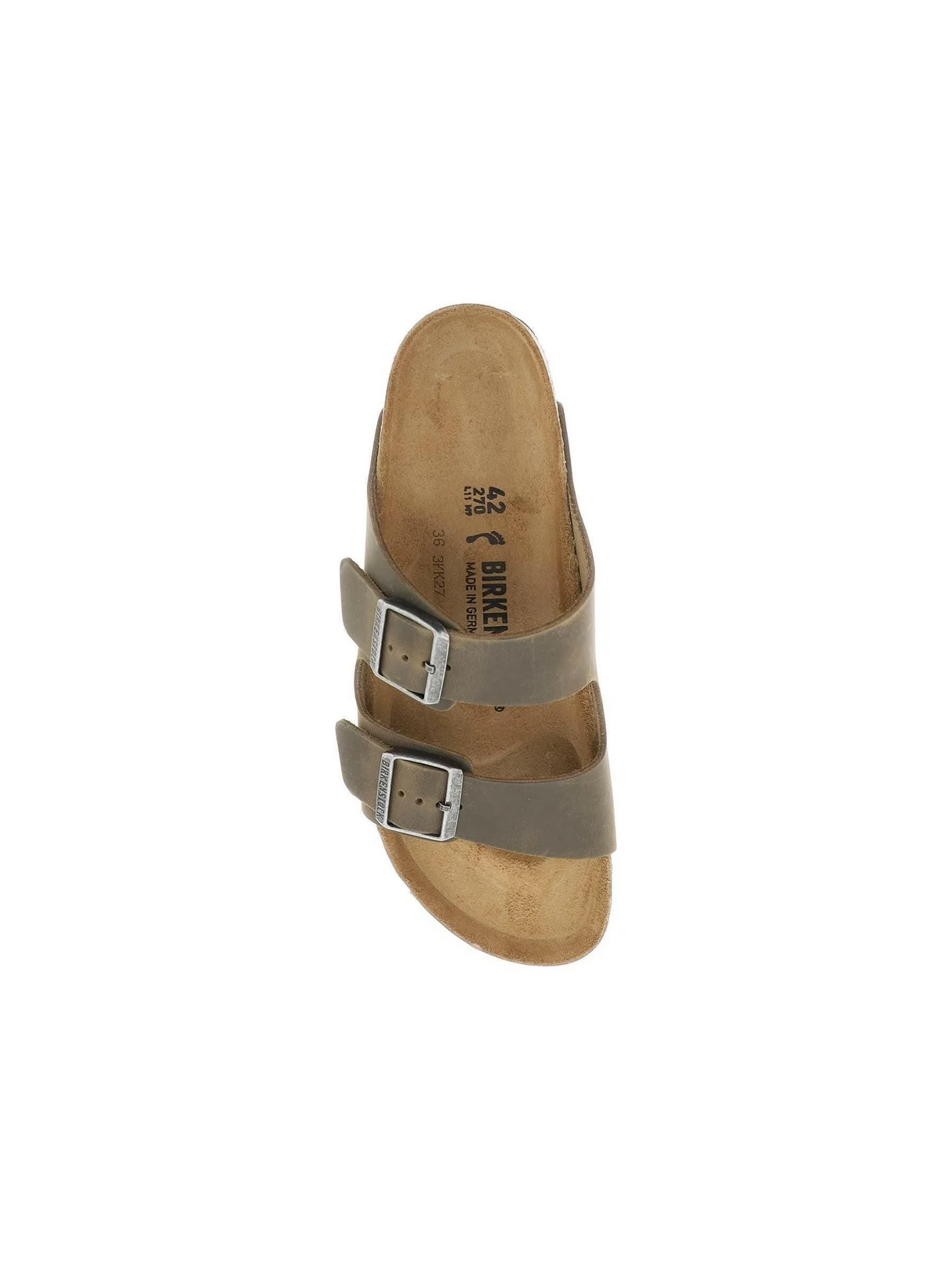 Arizona Birko-Flor Two-Strap Narrow Fit Sandals BIRKENSTOCK JOHN JULIA.