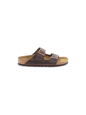 Arizona Oiled Nubuck Slides-BIRKENSTOCK-JOHN JULIA