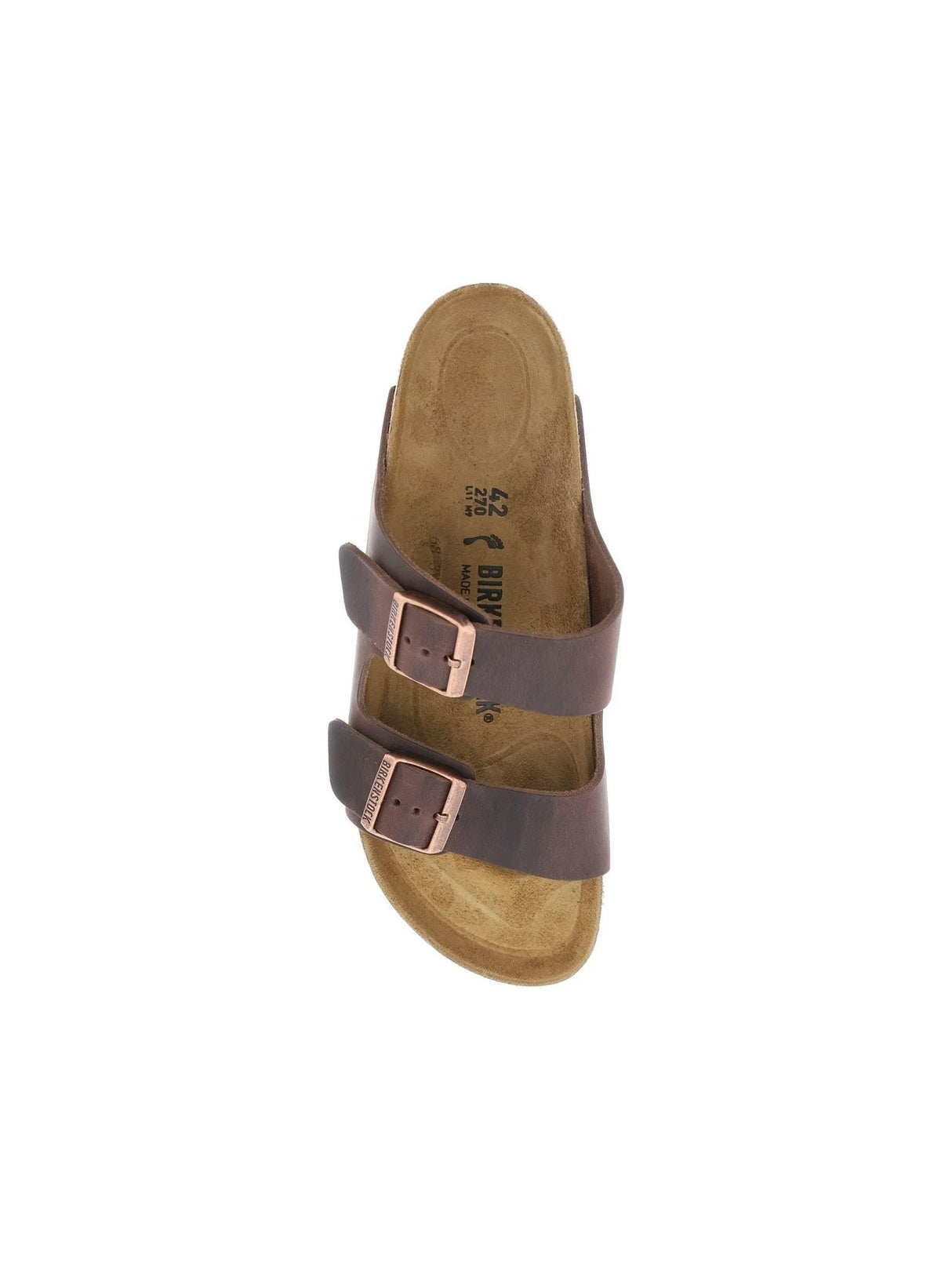 Arizona Oiled Nubuck Slides-BIRKENSTOCK-JOHN JULIA