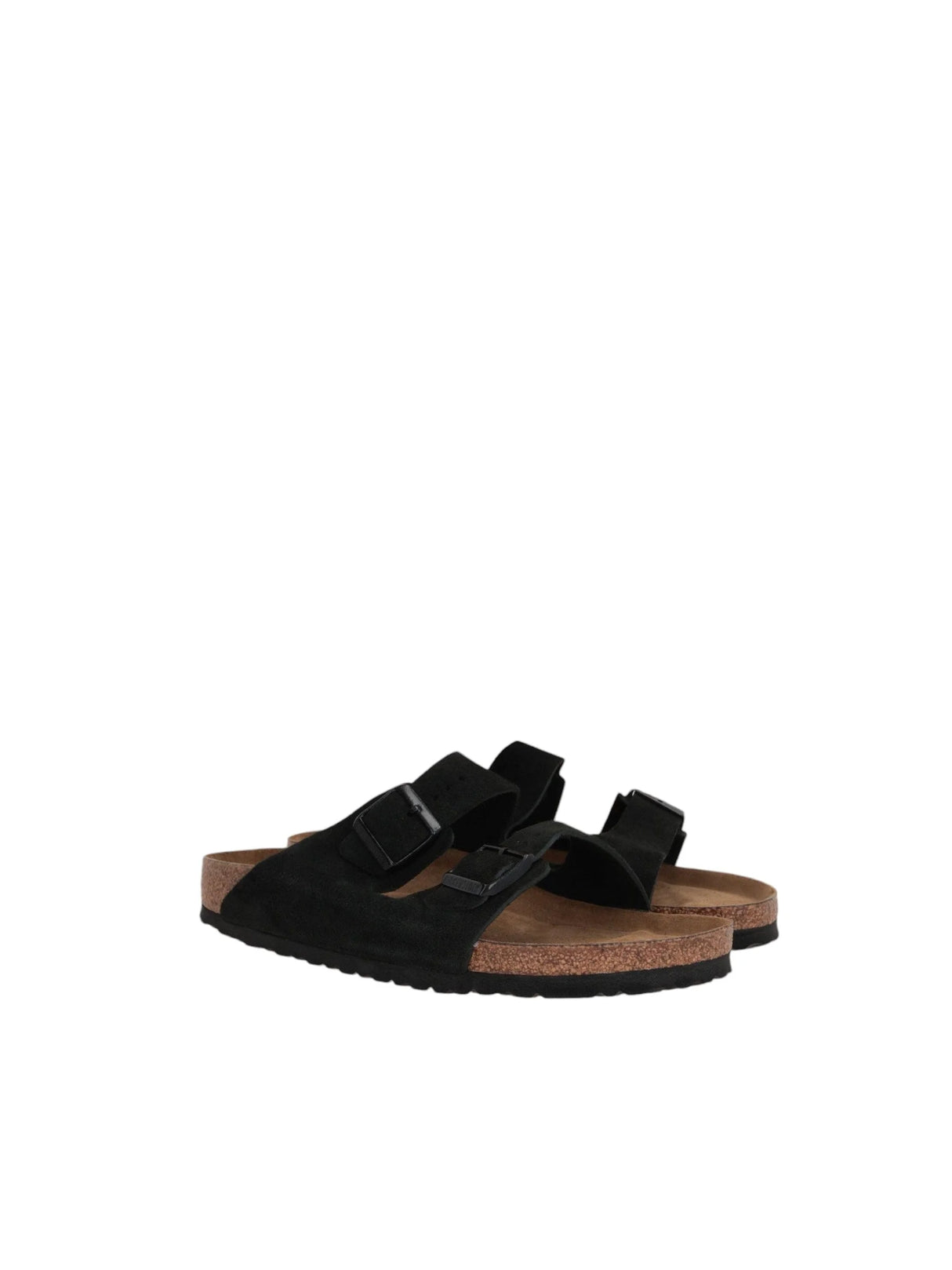 Arizona Suede Flat Sandals-BIRKENSTOCK-JOHN JULIA