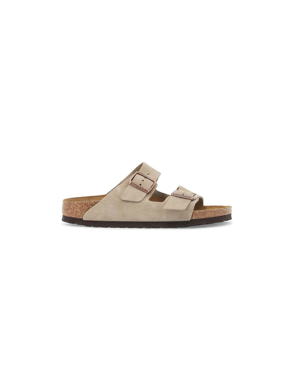 Arizona Suede Leather Slides-BIRKENSTOCK-JOHN JULIA