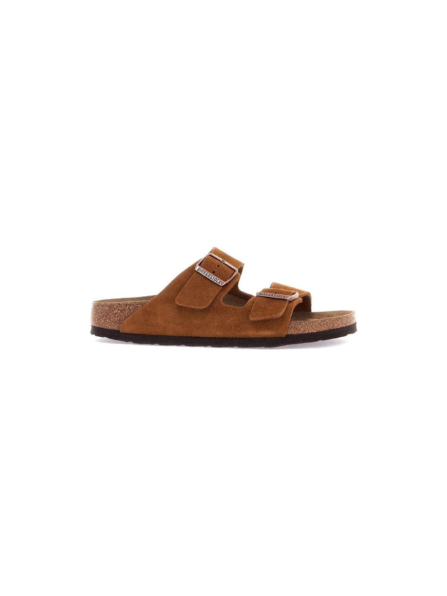 Arizona Suede Slides-BIRKENSTOCK-JOHN JULIA