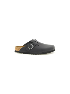 Boston Suede Clog Shoes-BIRKENSTOCK-JOHN JULIA