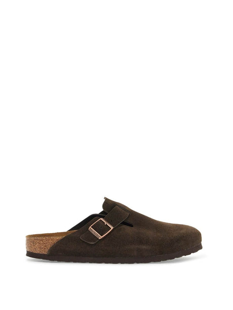 Boston Suede Leather Clog With