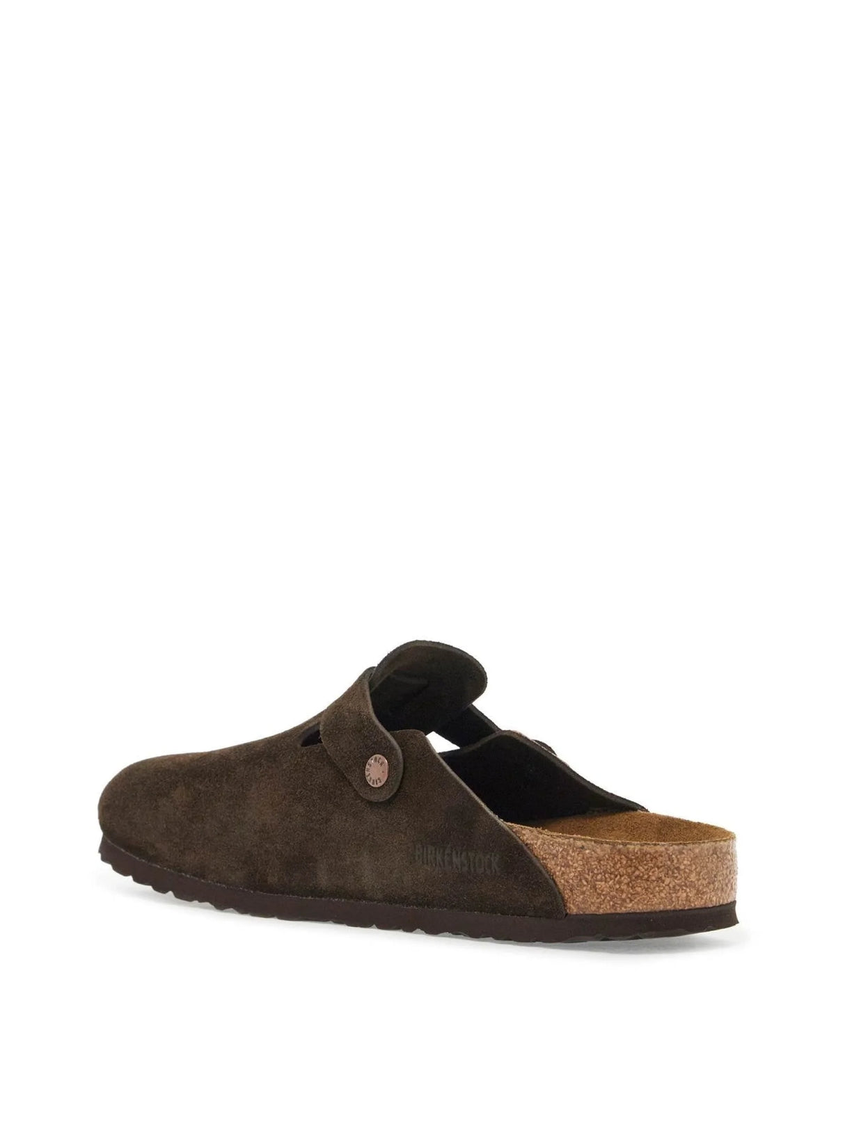 Boston Suede Leather Clog With