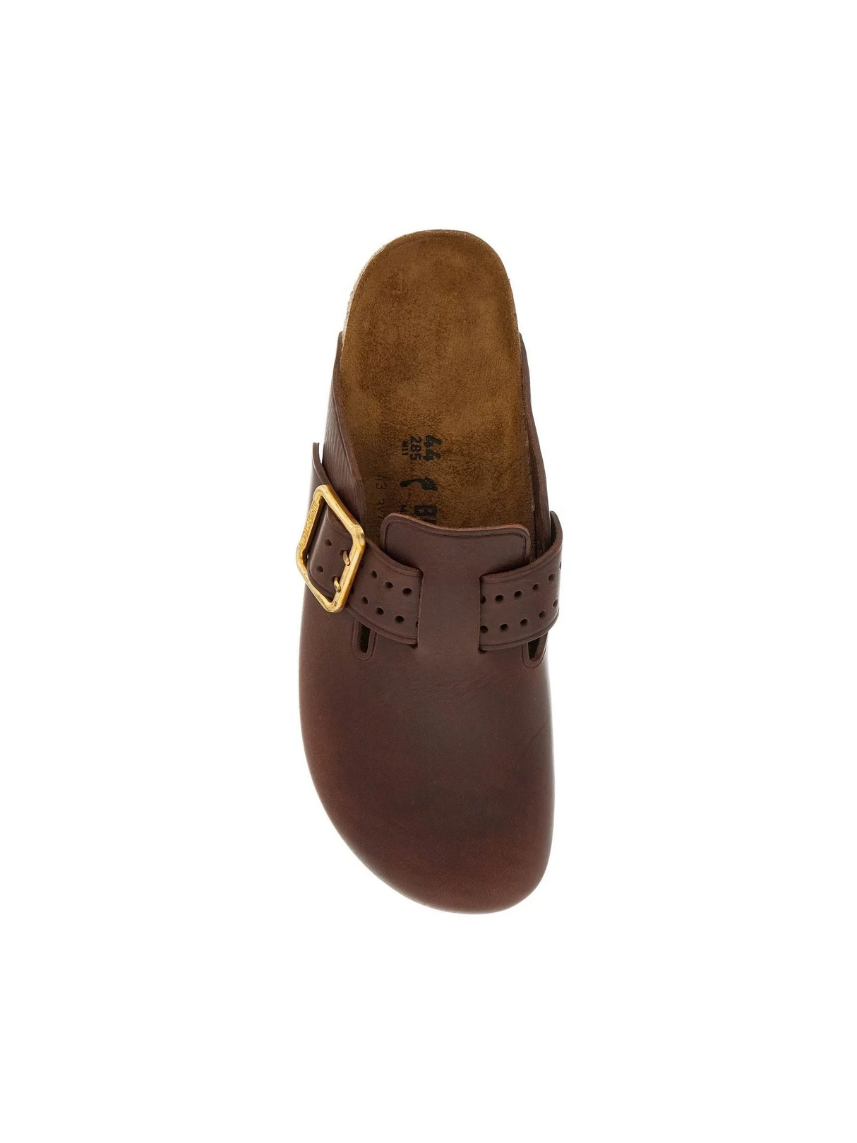 Boston Bold Leather Clog With Sab