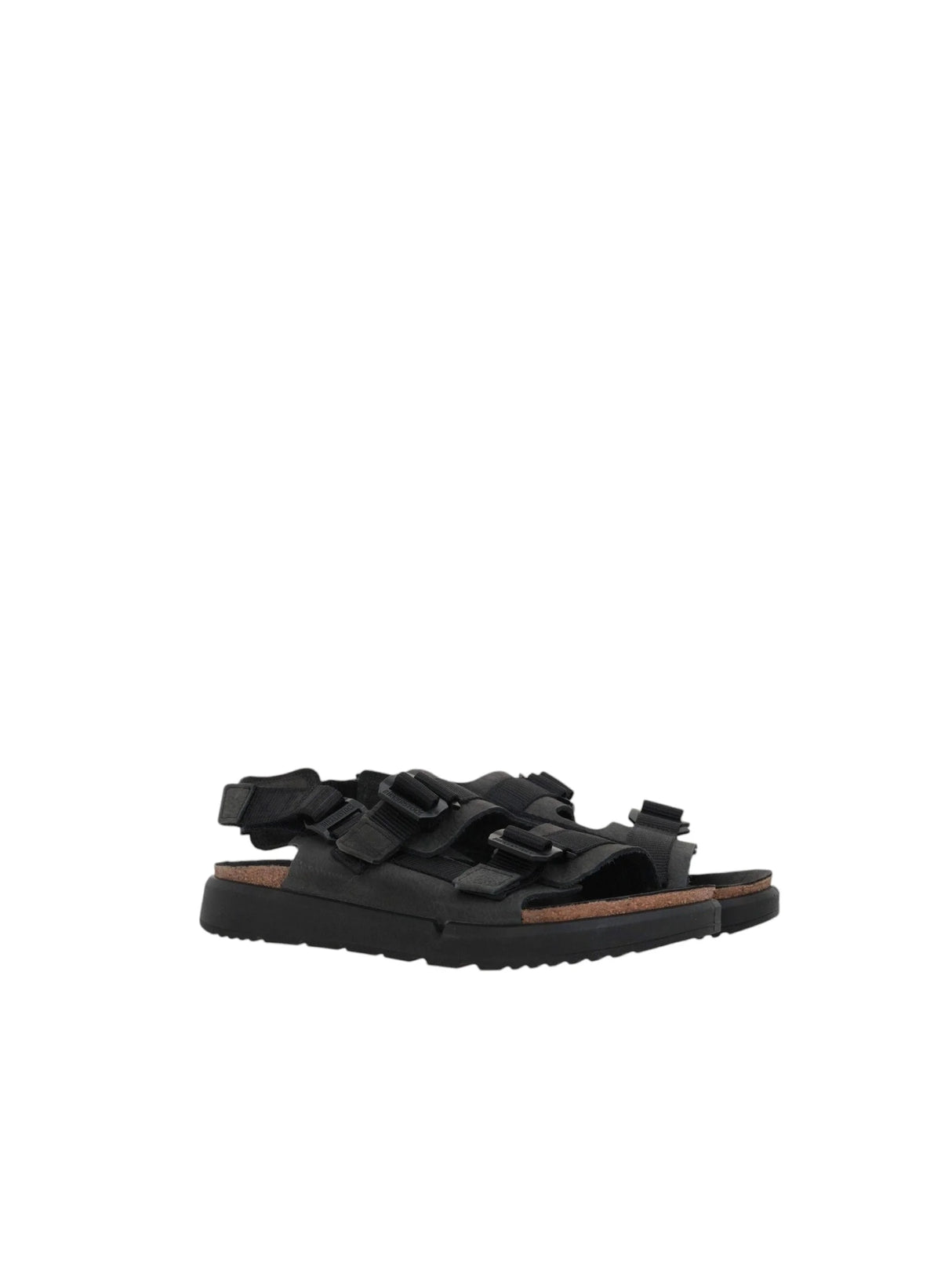 Shinjuku Nabuk Flat Sandals-BIRKENSTOCK-JOHN JULIA