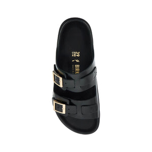 St Barths Leather Dual Buckle Slide Sandals - Unisex > Unisex footwear > Mules