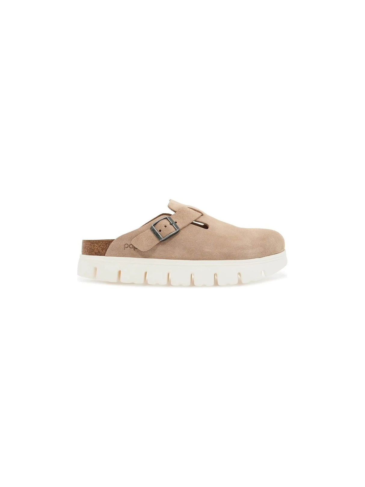 Boston Chunky Suede Leather Clog