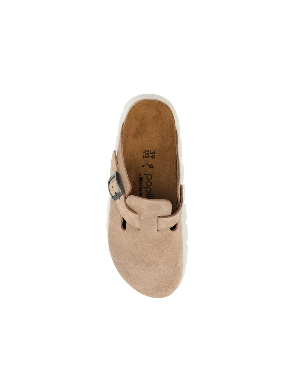 Boston Chunky Suede Leather Clog