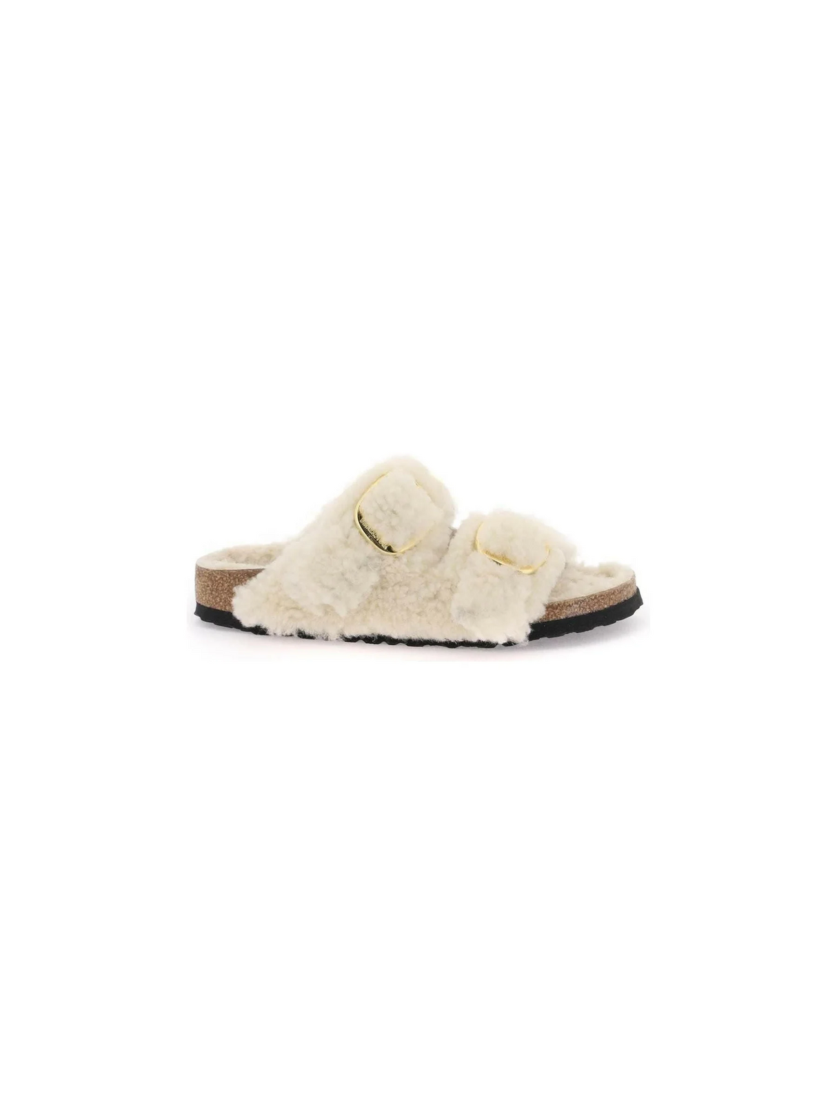 Teddy Lamb Fur Arizona Big Buckle Mules BIRKENSTOCK JOHN JULIA.