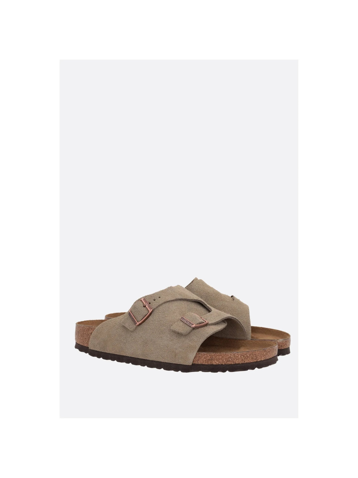 Zürich Suede Flat Sandals (Narrow Fit)-BIRKENSTOCK-JOHN JULIA