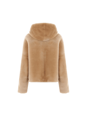 Shearling Bomber Jacket-BLANCHA-JOHN JULIA