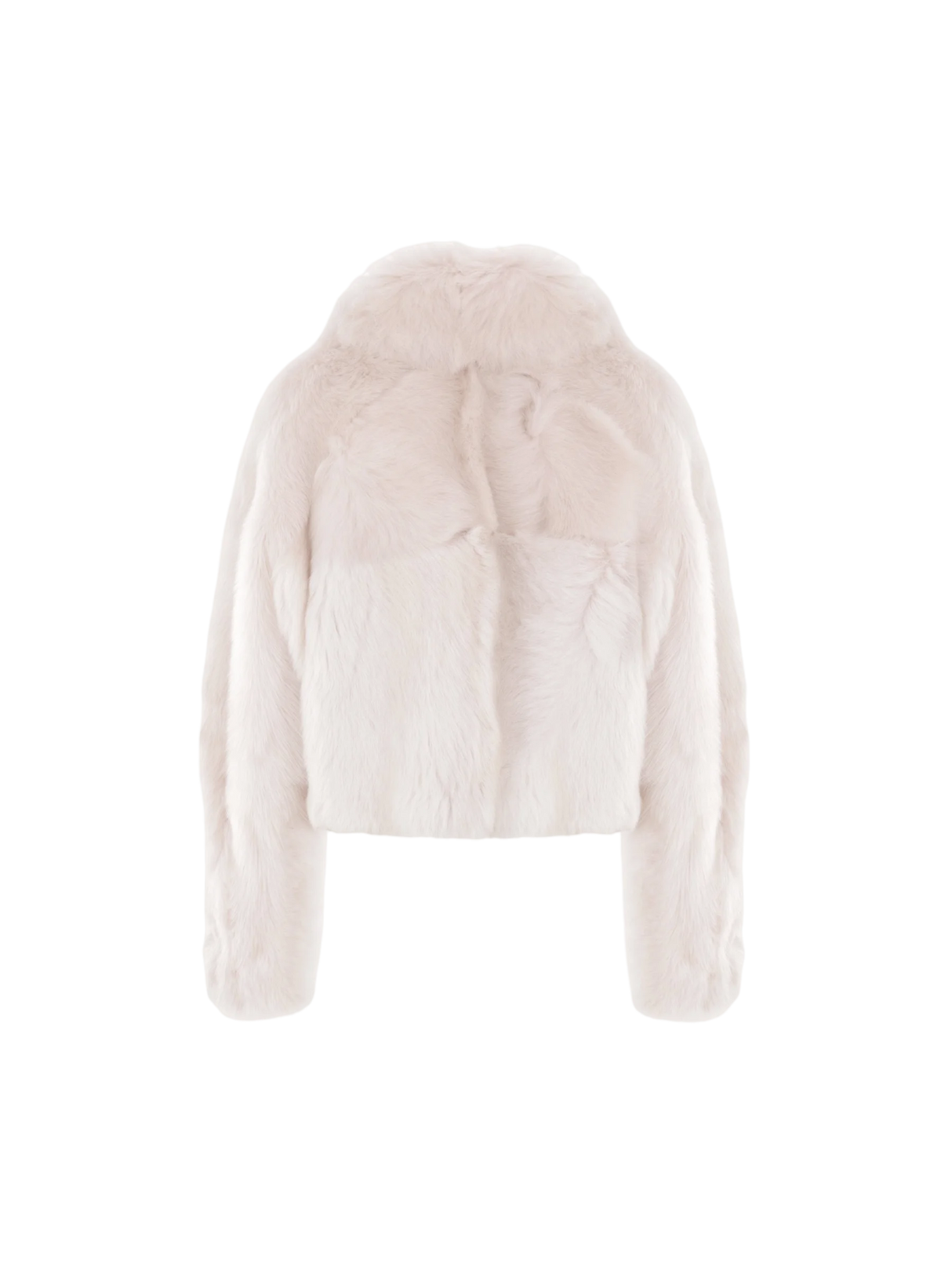 Shearling Cropped Jacket-BLANCHA-JOHN JULIA