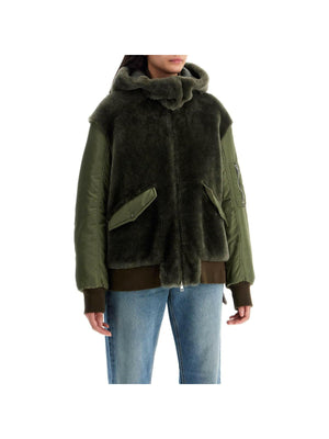 Shearling Insert Jacket With.