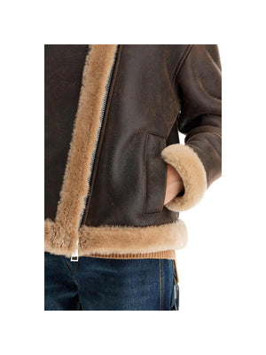 Shearling Textured Jacket-Blancha-JOHN JULIA