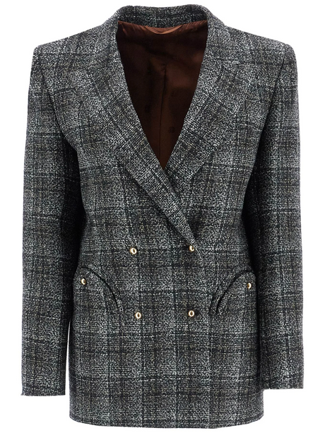 Everynight Lulua Plaid Wool Blazer-Blazé Milano-JOHN JULIA