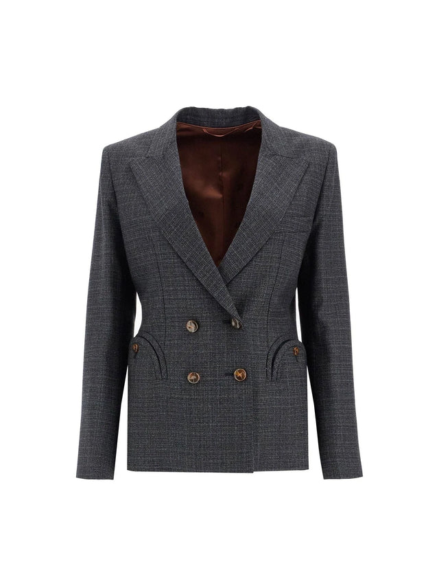 BLAZE MILANO-Hunley Double Breasted Wool Blazer -JOHN JULIA.