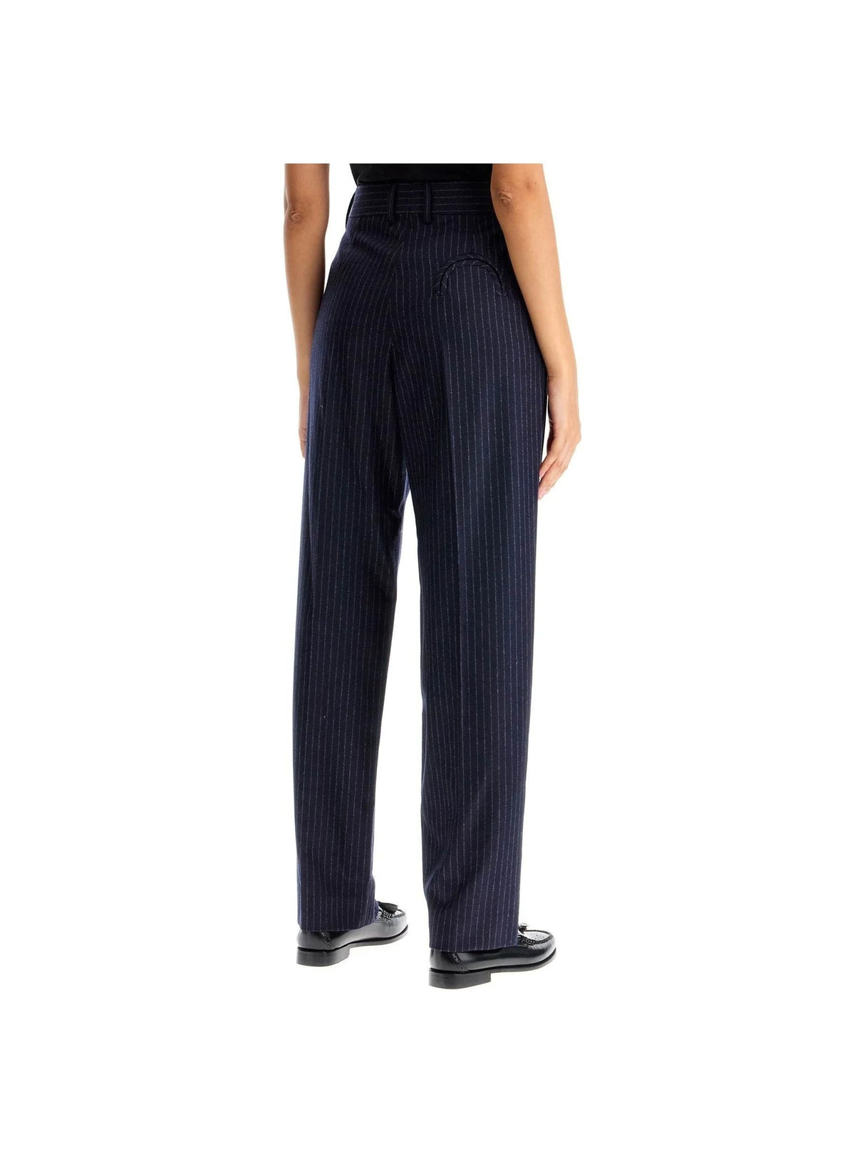 BLAZÉ MILANO-Lady Maud Pinstripe Pants-JOHN JULIA