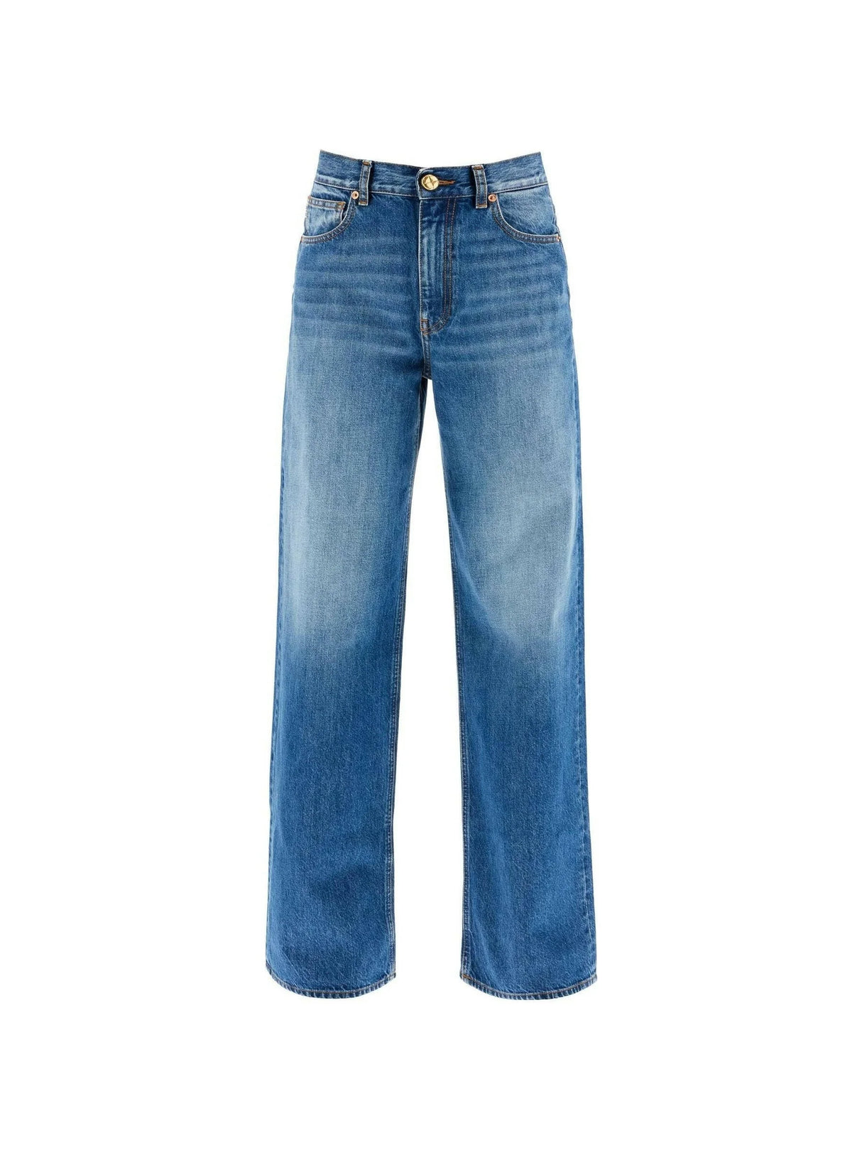 Norico High-Rise Straight-Cut Jeans.