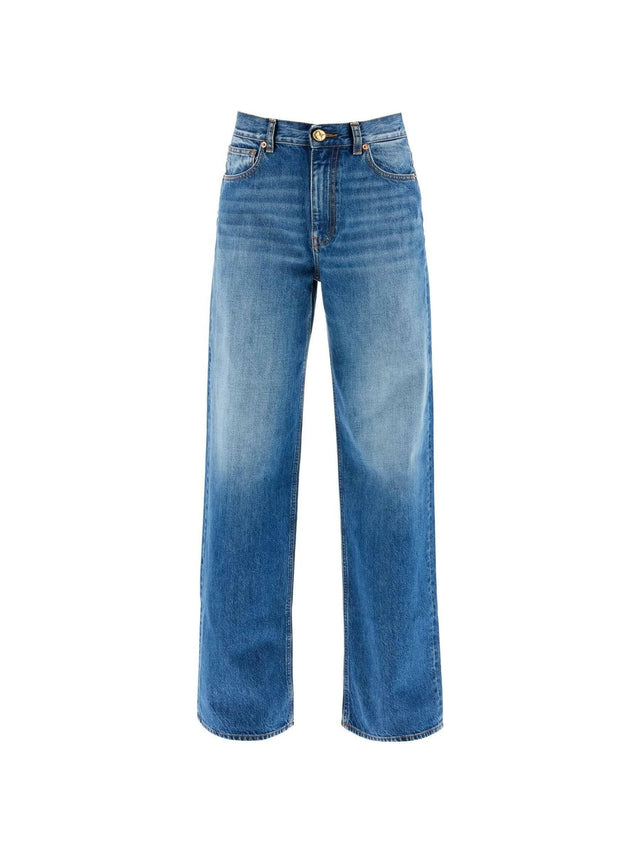 Norico High-Rise Straight-Cut Jeans.