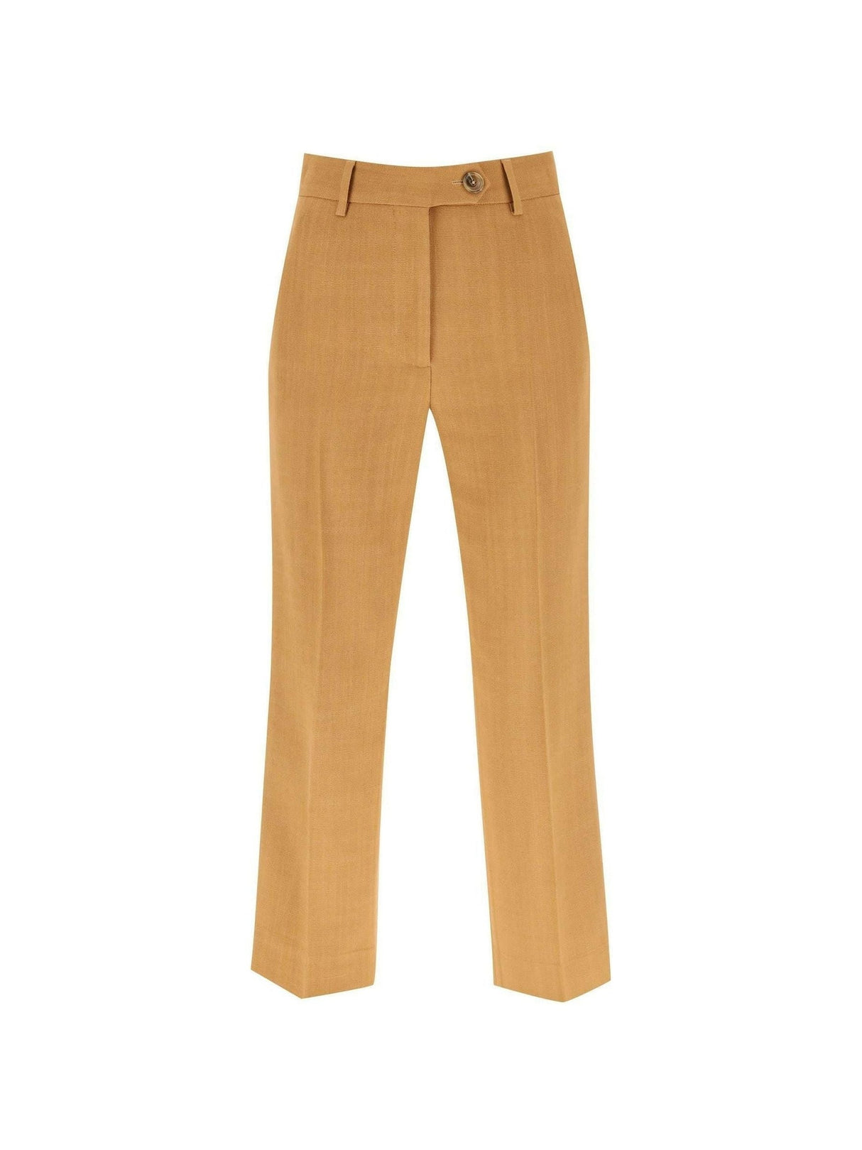 BLAZÉ MILANO-Santana Peanut Nana Cropped Tailoring Pants-JOHN JULIA