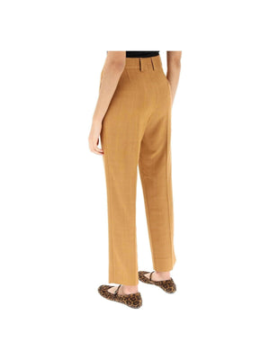 BLAZÉ MILANO-Santana Peanut Nana Cropped Tailoring Pants-JOHN JULIA