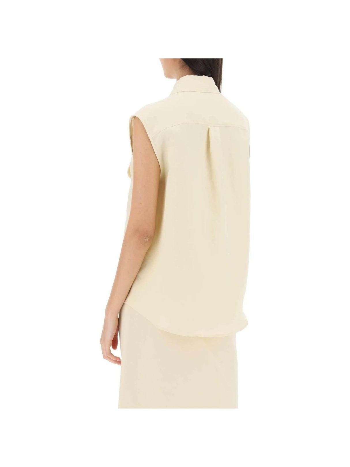 BLAZÉ MILANO-Savannah Pekín Sleeveless Shirt-JOHN JULIA