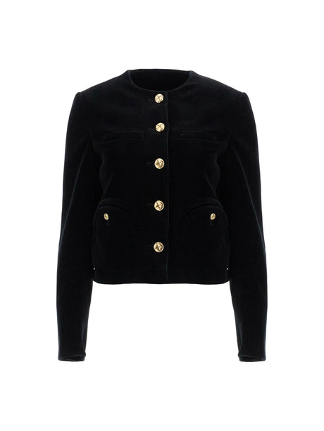 BLAZE MILANO-Shamo Cotton-Velvet Bolero Jacket -JOHN JULIA.