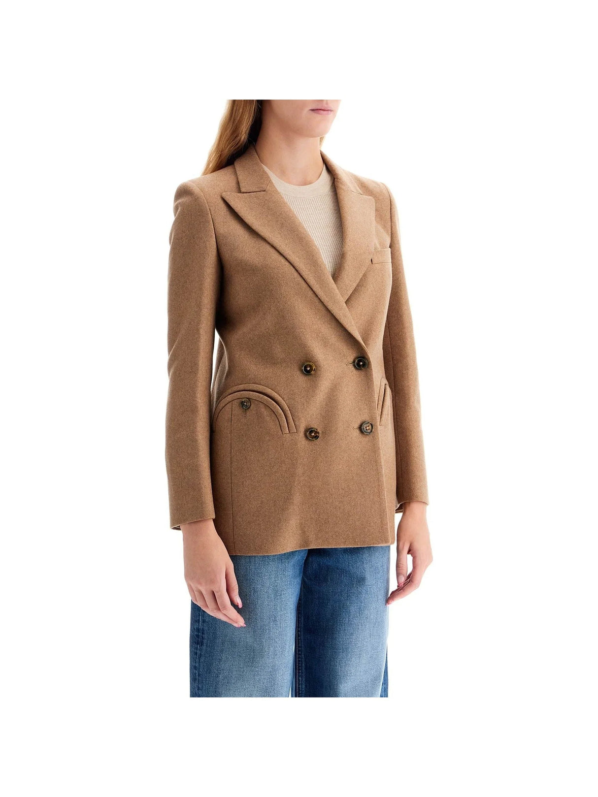 Wool and Cashmere Everyday Cholita Blazer