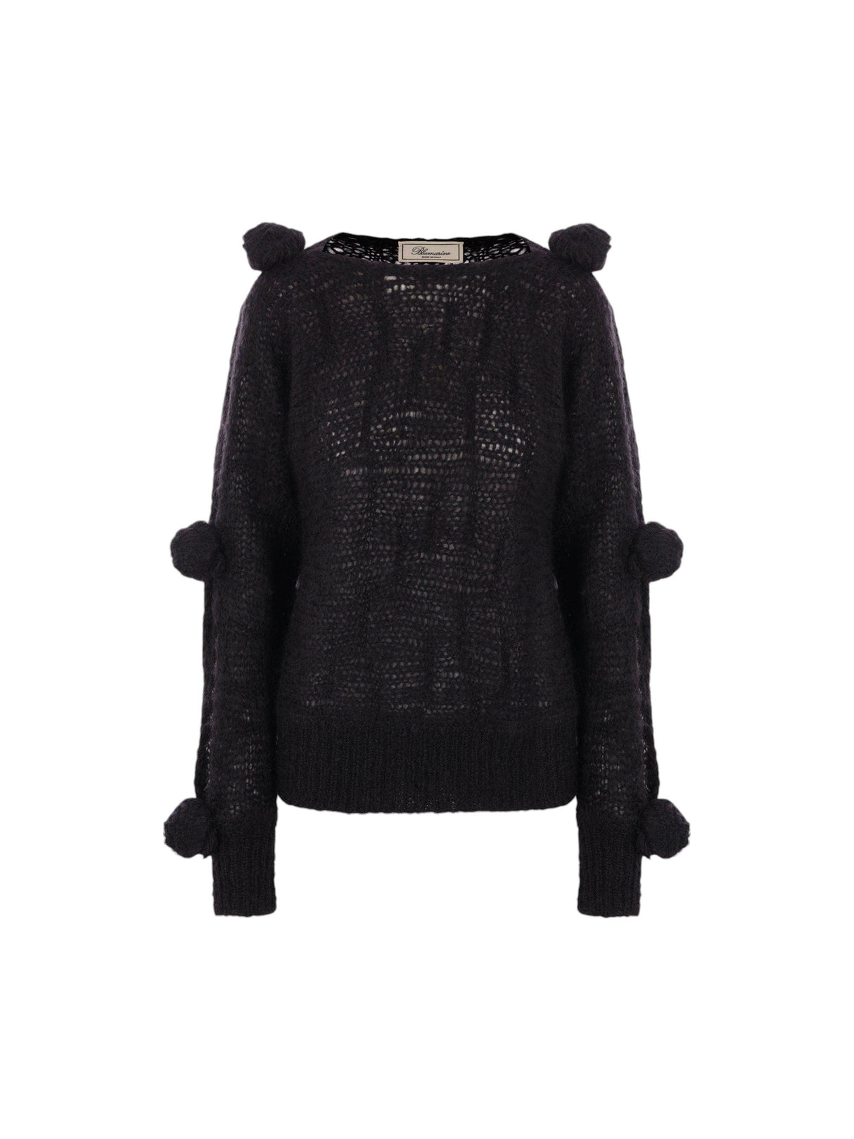 Mohair Wool 3D Rose Sweater-BLUMARINE-JOHN JULIA