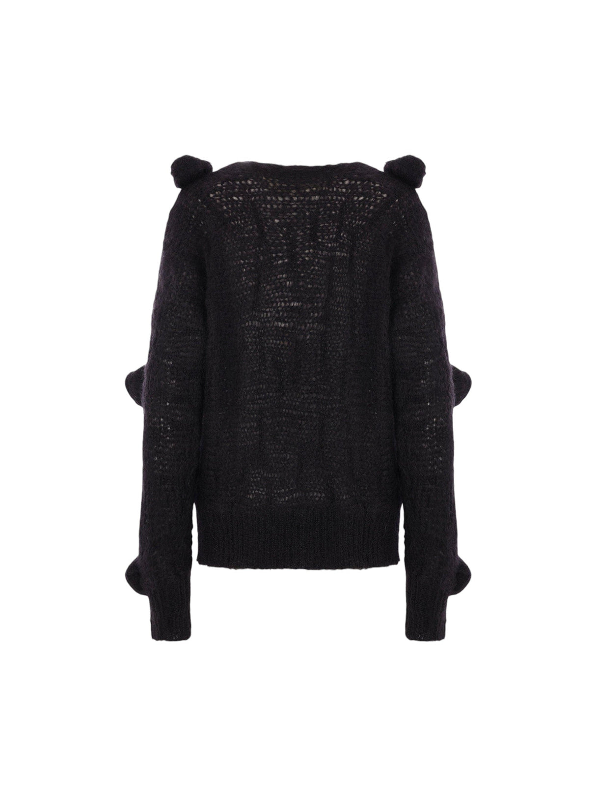 Mohair Wool 3D Rose Sweater-BLUMARINE-JOHN JULIA