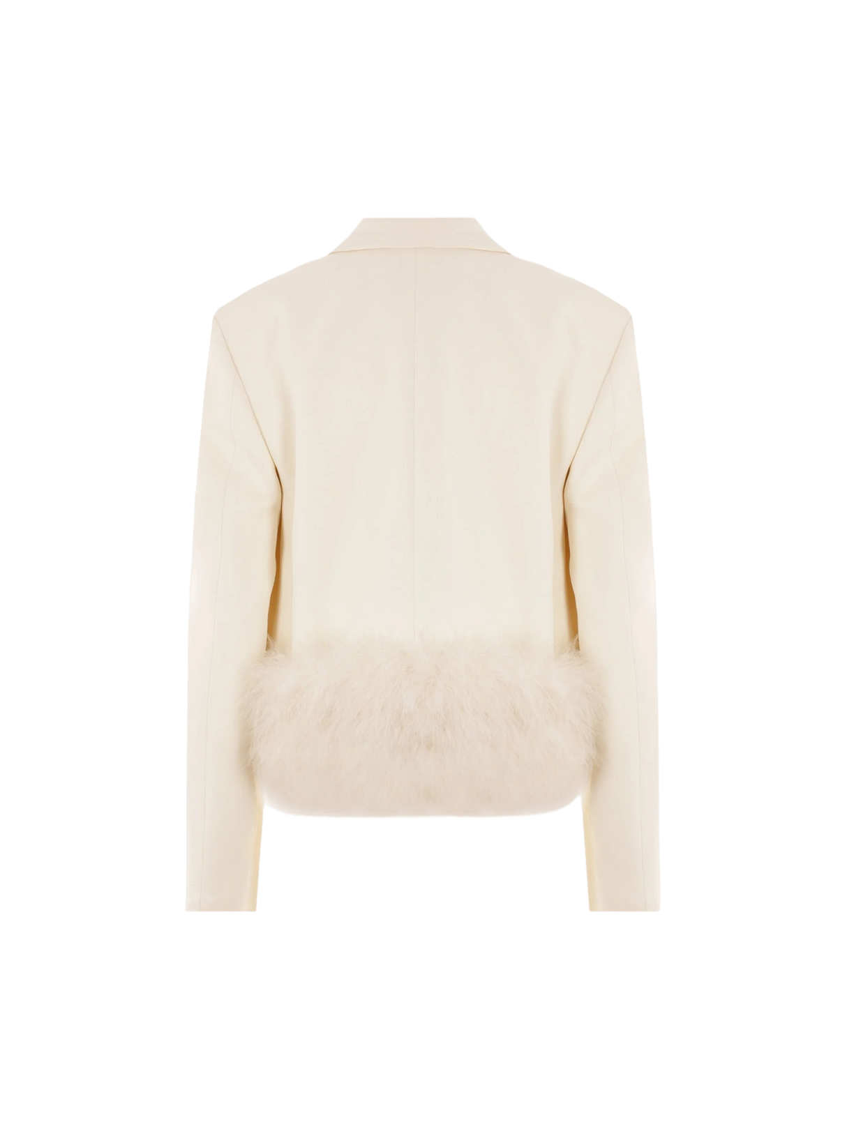 Single-breasted Sablé Jacket-BLUMARINE-JOHN JULIA