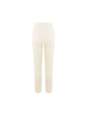 BLUMARINE-Slim-fit Stretch Sablé Trousers-JOHN JULIA