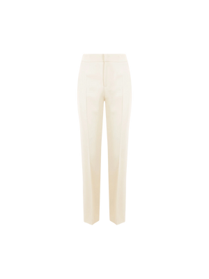 BLUMARINE-Slim-fit Stretch Sablé Trousers-JOHN JULIA