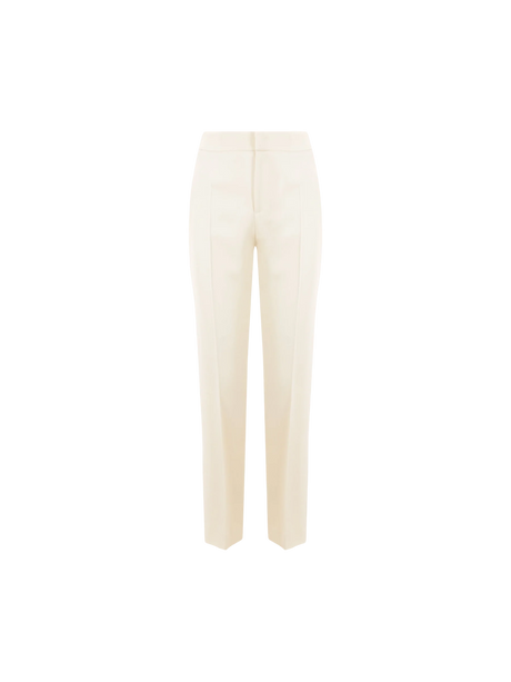 BLUMARINE-Slim-fit Stretch Sablé Trousers-JOHN JULIA