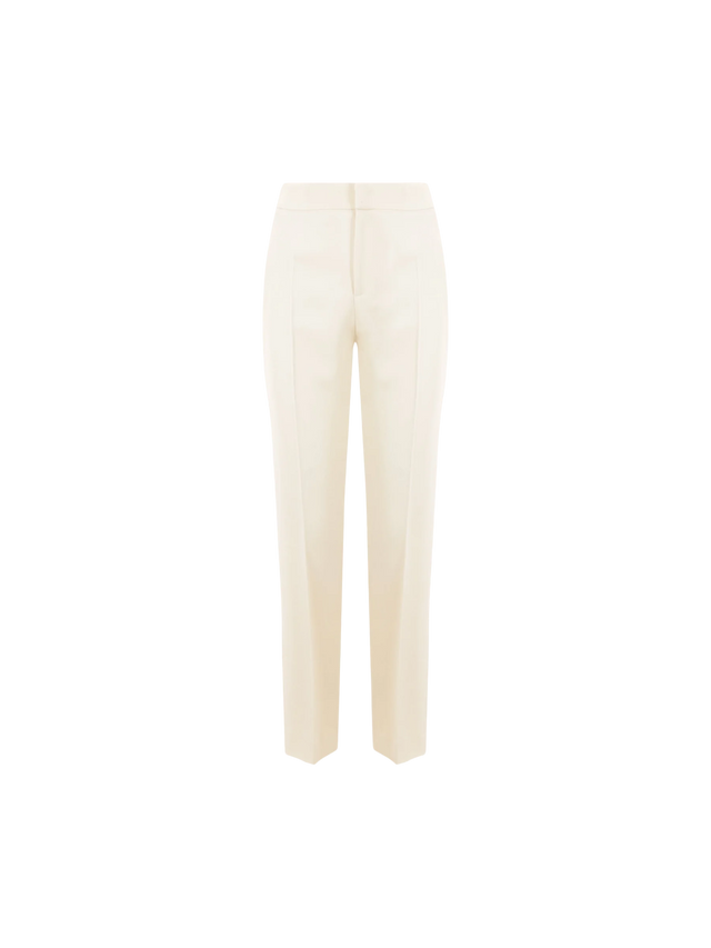 BLUMARINE-Slim-fit Stretch Sablé Trousers-JOHN JULIA