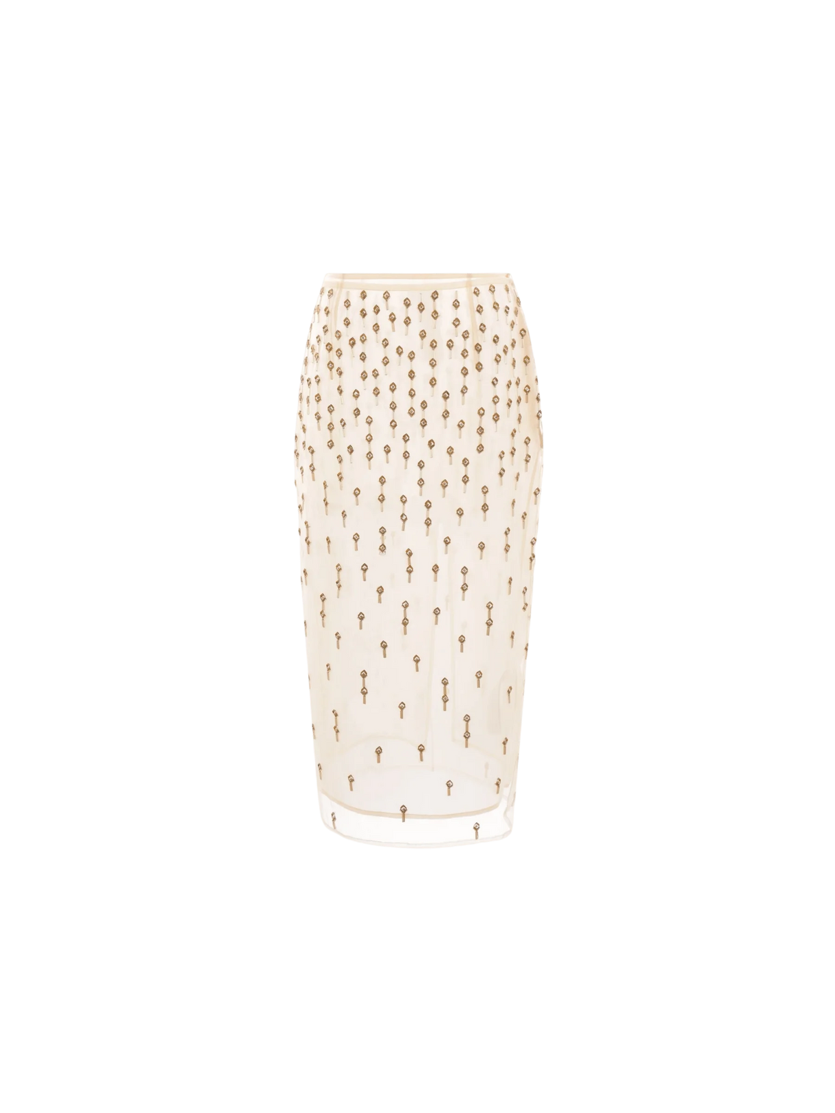 Tulle Pencil Skirt-BLUMARINE-JOHN JULIA