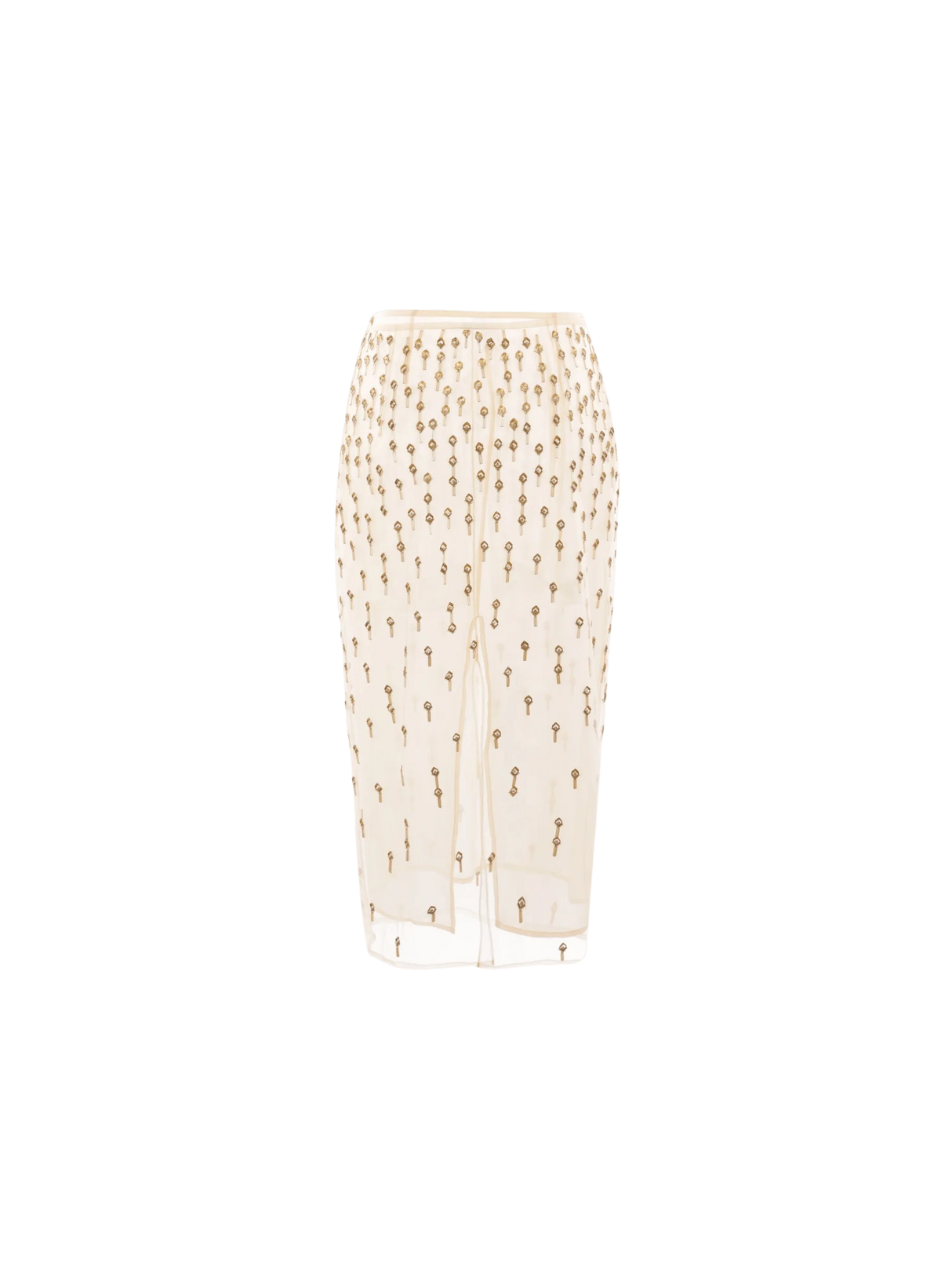 Tulle Pencil Skirt-BLUMARINE-JOHN JULIA