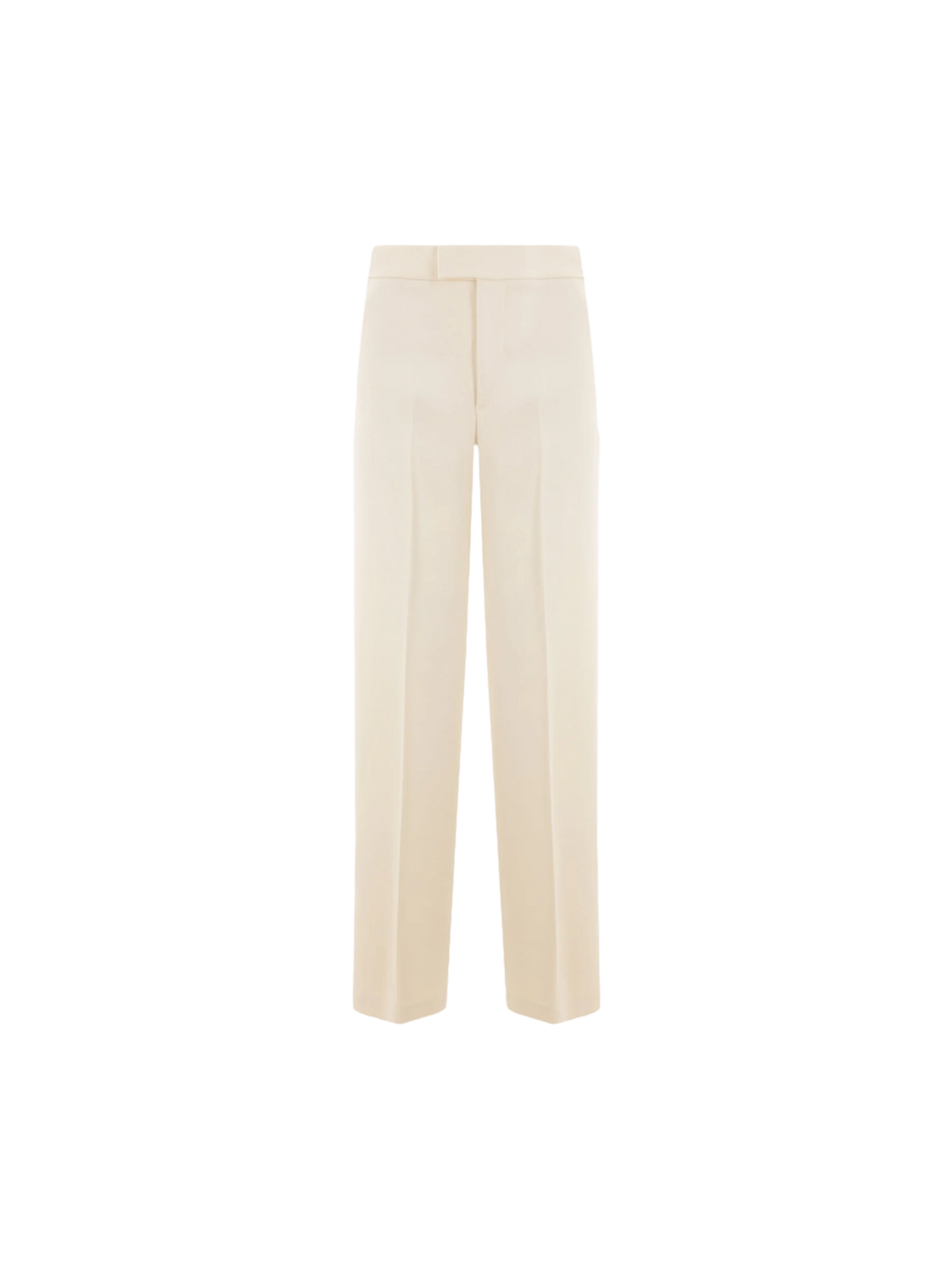 Wide-leg Stretch Cady Trousers-BLUMARINE-JOHN JULIA