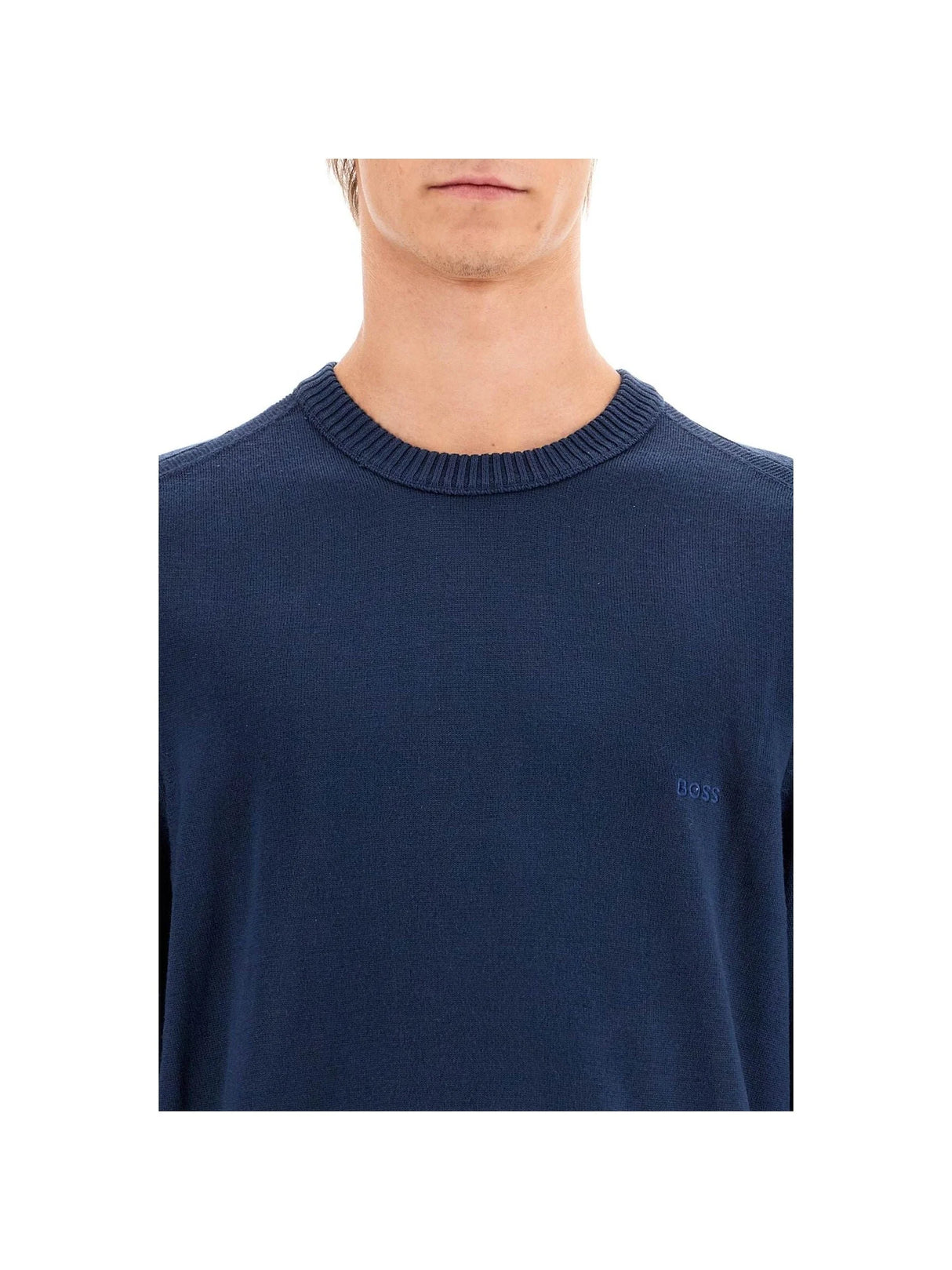 BOSS-"Avac Wool Blend Pullover -JOHN JULIA.