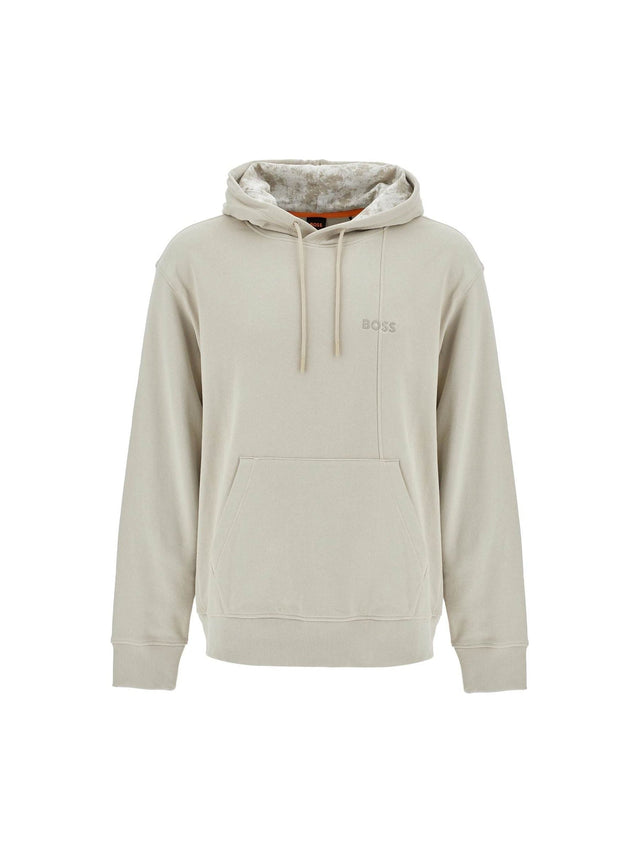 BOSS-Cotton Hoodie -JOHN JULIA.