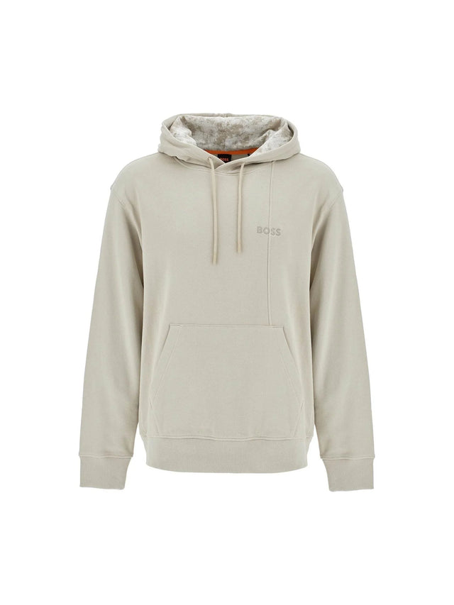 BOSS-Cotton Hoodie -JOHN JULIA.