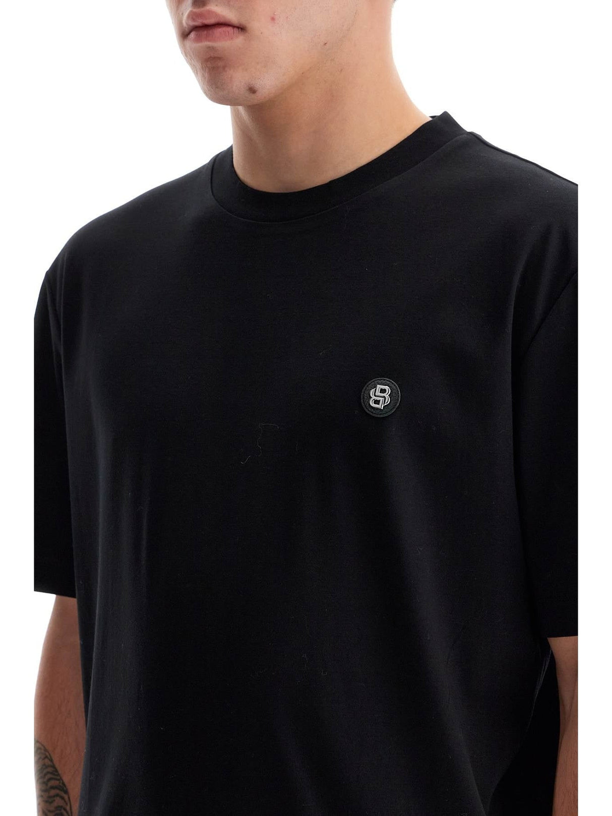 T-shirt With Double Monogram Patch