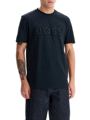 T-shirt With Patch Logo Design