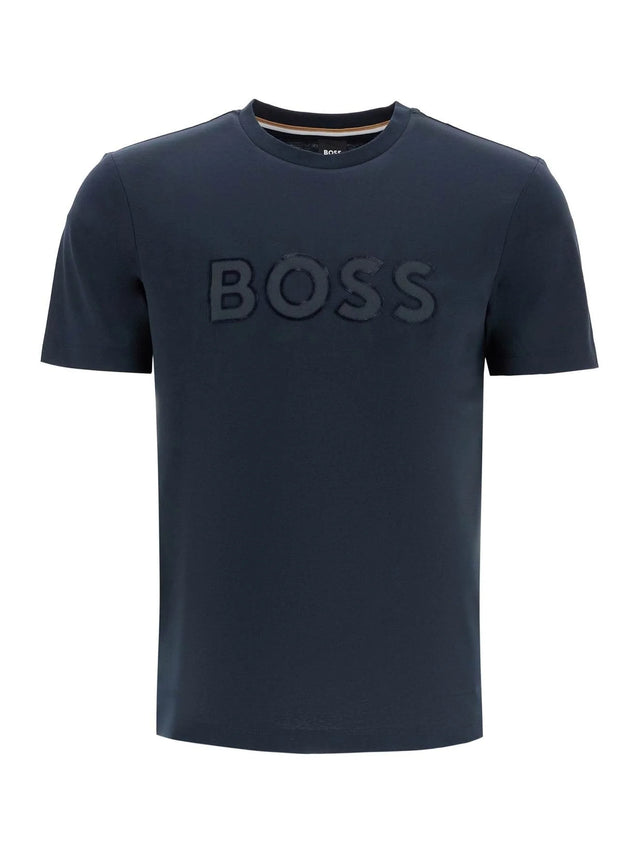 T-shirt With Patch Logo Design