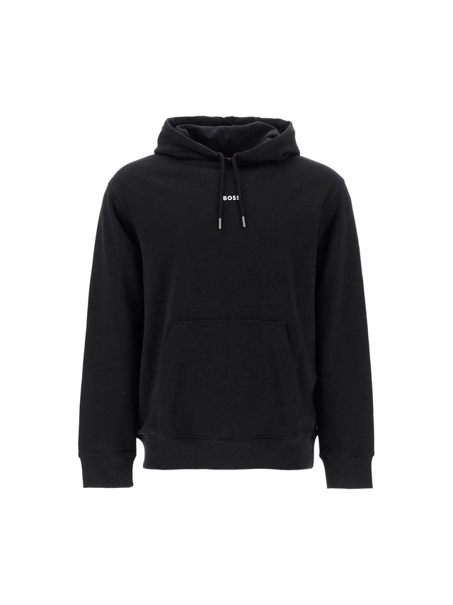 BOSS-Graphic Printed Hoodie-JOHN JULIA