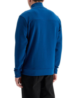 High-necked Sweatshirt In Compact Jersey