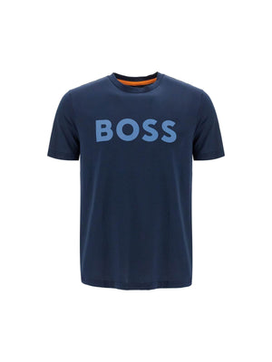 BOSS-Logo Print T-Shirt-JOHN JULIA