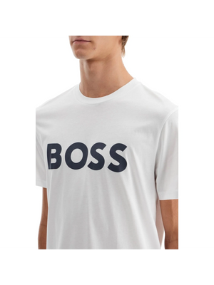 BOSS-Logo Print T-Shirt -JOHN JULIA.